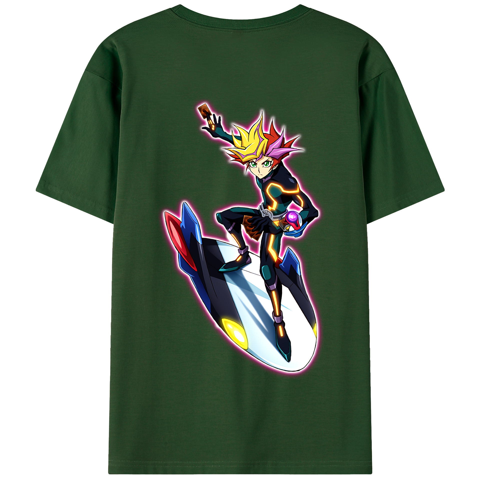 （画像用） 遊☆戯☆王 Yu-Gi-Oh! 綿100％半袖Tシャツ（背面プリント）